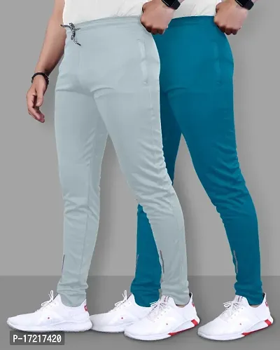 Buy Blue Track Pants for Men by YOVISH Online | Ajio.com