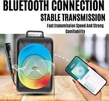 Wireless Bluetooth Portable Speaker with Supporting Carry Handle Black-thumb1