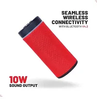 Wireless Bluetooth Portable Speaker with Supporting Carry Handle Red-thumb1