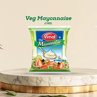 Vimal Veg Mayonnaise (1000 gm, Pack of 1) - Creamy, Delicious - Perfect for Sandwiches, Salads, and Dips, pastas, burgers-thumb2