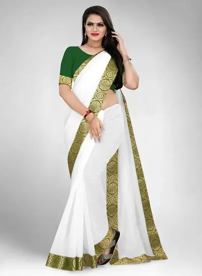 Hot Selling Chanderi Cotton Saree with Blouse piece 