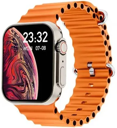 New Version Of Smartwatch S8 Watch Smartwatch (Orange Strap, 49Mm)