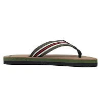 ECOMAN flip flops Regular use slippers for men wooden slippers(BLACK/Green) (numeric_7)-thumb3