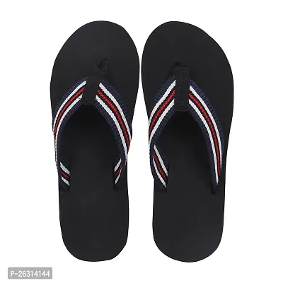 ECOMAN Rubber flip flops  casual Flip-flops for men and Boys (Black) daily wear slippers for men-thumb4