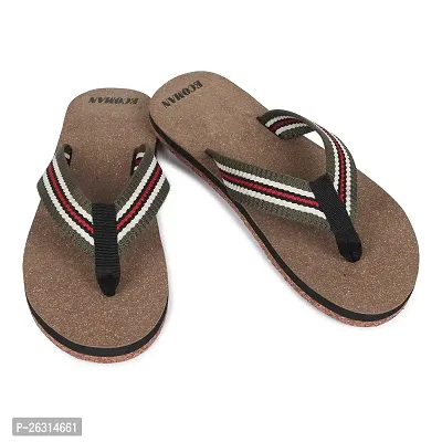 ECOMAN flip flops Regular use slippers for men wooden slippers-thumb0
