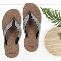 ECOMAN Wooden Slippers  Casual Flip Flop for men.-thumb2