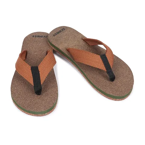 Stylish Wooden Solid Room Slippers For Men