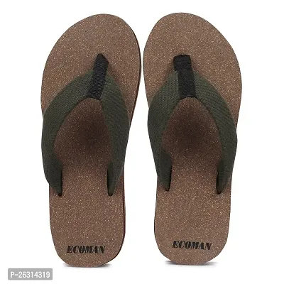 ECOMAN wooden slippers  casual flip-flops for men and boys vegan friendly paduka ayurvedic footwear-thumb4