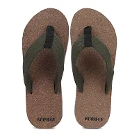 ECOMAN wooden slippers  casual flip-flops for men and boys vegan friendly paduka ayurvedic footwear-thumb4