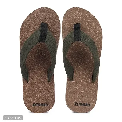 ECOMAN wooden slippers  casual flip-flops for men and boys vegan friendly paduka ayurvedic footwear-thumb5