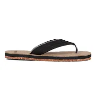 ECOMAN Wooden Slippers  Casual Flip Flop for men. (Black, numeric_8)-thumb3