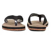 ECOMAN Wooden Slippers  Casual Flip Flop for men. (Black, numeric_8)-thumb4