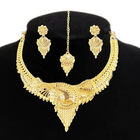 SDR New Design Necklace And Earrings Jewellery Set For Women and Girls