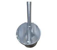 Aluminium Mortar and Pestle Set/okhli and musal Set for Kitchen| Kitchen Set Steel| Mortar  Pestle Set for Kitchen| Spice Mixer for Kitchen| Khal batta| Imam Dasta-thumb3