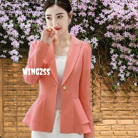 Beautiful Blend Single-Breasted Blazer For Women