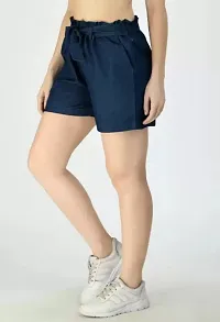 Classic Western Wear Denim Shorts For Women-thumb3