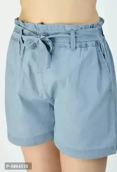 Classic Western Wear Denim Shorts For Women-thumb4