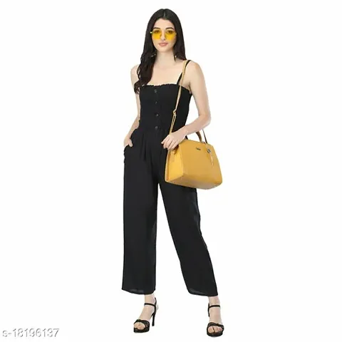 Stylish Rayon Self Pattern Jumpsuits For Women