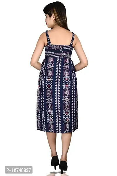 Classic Cotton Blend Printed Dresses for Women-thumb2