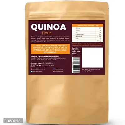 Organic- White Quinoa Flour-Gluten Free Superfood with high quality Protein, Rich in iron and fiber |Non-GMO and No Pesticide use- 1450gm-thumb2