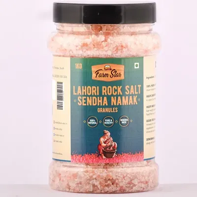 Lahori Salt Granules | Sendha Namak-100% Pure, Mineral rich helps in good skin, hair and weight loss