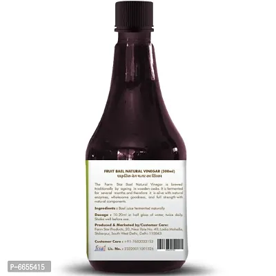 Herbal- Bael Pathar Natural Vinegar | Fermented, Raw, Unfiltered (300ml)-thumb4