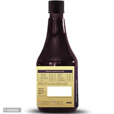 Herbal -Java Plum Natural Vinegar | Fermented, Raw, Unfiltered Jamun Vinegar (300ml)-thumb3