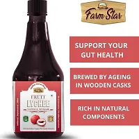 Herbal- Lychee Natural Vinegar | Fermented, Raw, Unfiltered Litchi Vinegar (300ml)-thumb1