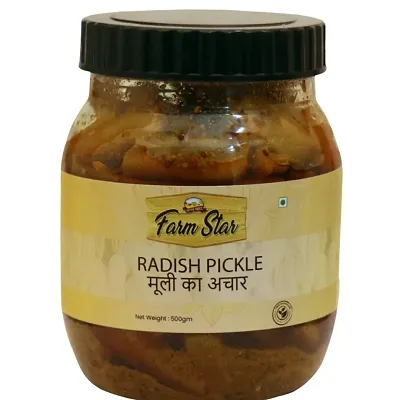 farm star Radish Pickle Mooli ka Achar 500 gm