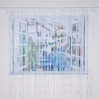 PINDIA Polyresin Door Curtain (7 Feet, White)-thumb1