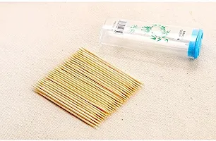 YUTIRITI 5 Box Bamboo Toothpick Portable Bottles Travel Restaurant Purpose-thumb3