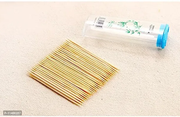 YUTIRITI 5 Box Bamboo Toothpick Portable Bottles Travel Restaurant Purpose-thumb4