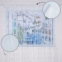 PINDIA Polyresin Door Curtain (7 Feet, White)-thumb2