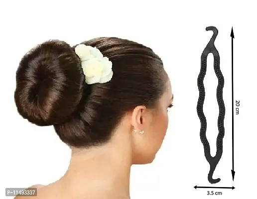 FOK Tail Braid Ponytail Hair Bun Maker Juda Maker Hair Styling Clip With 1 Pc Tik Tak Clip-thumb4
