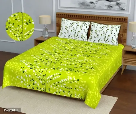 Cotton Double Bedspread Bedsheet Bed Cover With Pillow Covers-thumb1