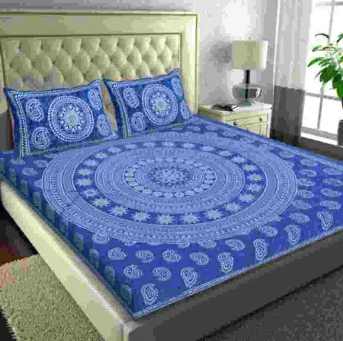 Printed Cotton Double Bedsheet