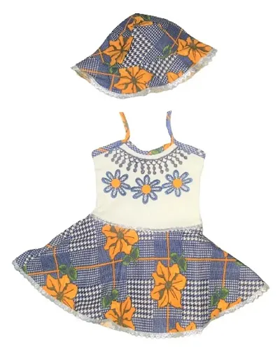 Baby girl frock with Hat