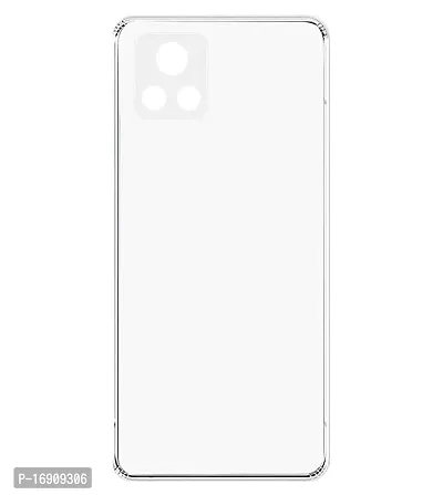 RRTBZ Soft TPU Transparent Back Case Cover Compatible for Vivo Y72 5G