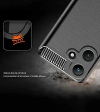 RRTBZ Soft Flexible Hybrid Armor Back Case Cover Compatible for Infinix HOT 30i (Hybrid Armor)-thumb3