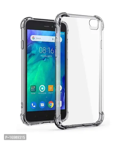 RRTBZ Soft Flexible Silicone Transparent Back Cover Compatible for Xiaomi Redmi Go