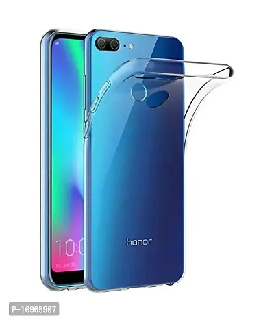 RRTBZ TPU Transparent Clear Back Case Cover Compatible for Huawei Honor 9N-thumb3