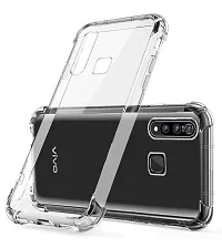 RRTBZ Soft Silicon Transparent TPU Case Cover Compatible for Vivo Z1Pro with Data Cable and Earphone-thumb2