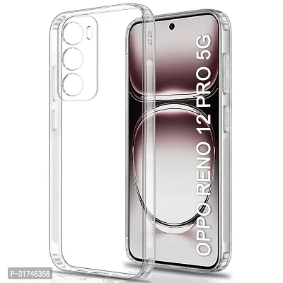 Soft Silicone TPU Back Cover Compatible for Oppo Reno 12 Pro 5G