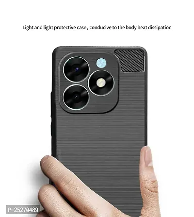 Rrtbz Soft Armor Back Case Compatible For Itel S23+ / Itel S23 Plus -Black-thumb4