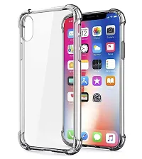 RRTBZ Transparent Soft Silicone TPU Flexible Back Cover Compatible for iPhone X/XS-thumb3