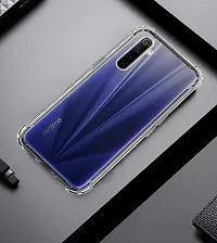 RRTBZ Transparent Soft Silicone TPU Flexible Back Cover Compatible for Realme 6-thumb1