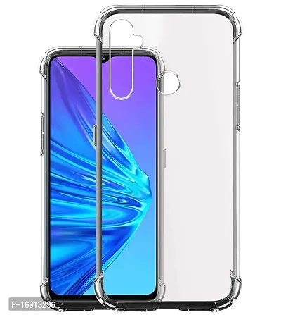 RRTBZ Transparent TPU Case Cover Compatible for Realme 5