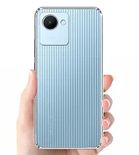 RRTBZ Soft Silicone Flexible Transparent Back Cover Compatible for Realme C30-thumb2