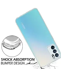 RRTBZ Soft TPU Transparent Back Case Cover Compatible for Oppo Reno6 5G-thumb3