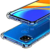 RRTBZ Soft Flexible Silicone Transparent Back Cover Compatible for Xiaomi Redmi 9-thumb3